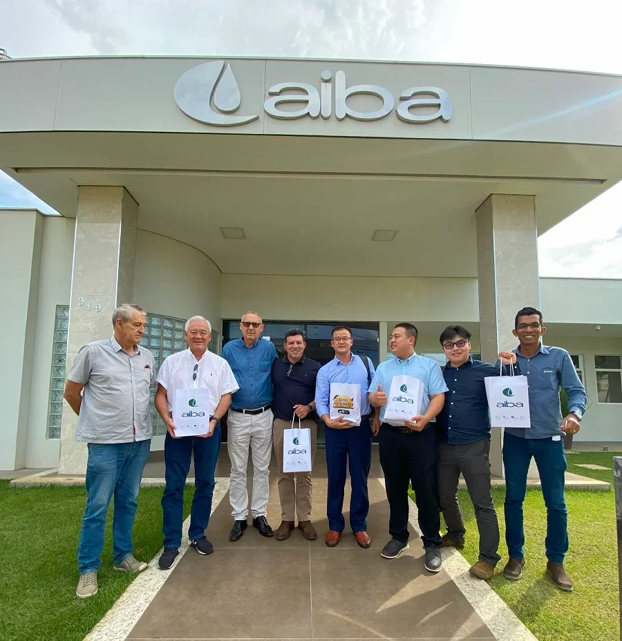 Comitiva de investidores chineses visitou na tarde desta quinta-feira (17), a sede da Associação de Agricultores e Irrigantes da Bahia (Aiba), em Barreiras (BA).